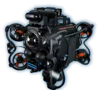 opi SRV-8X underwater ROV from Oceanbotics – side view