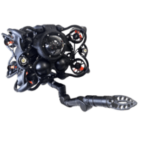 Alpha Reach Alpha X electric rotating manipulator arm for the SRV-8, offering advanced precision and multi-degree articulation for underwater intervention tasks.
