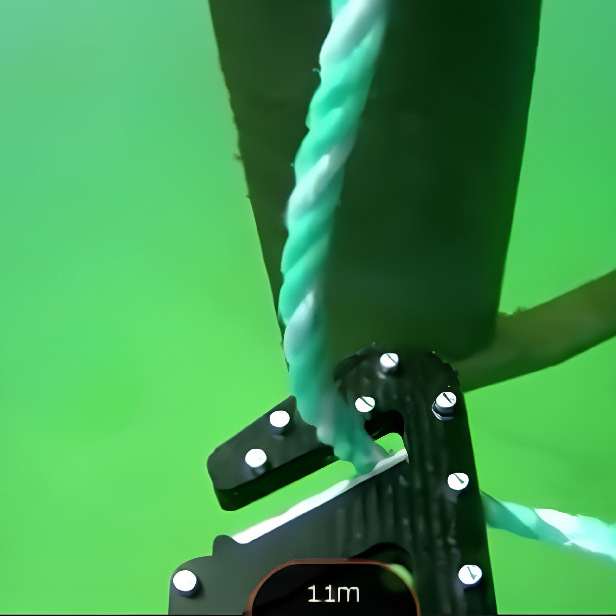 SRV-8 ROV professional underwater cutter attachment with 360-degree continuous rotation and C-clamp design for cutting rope. 