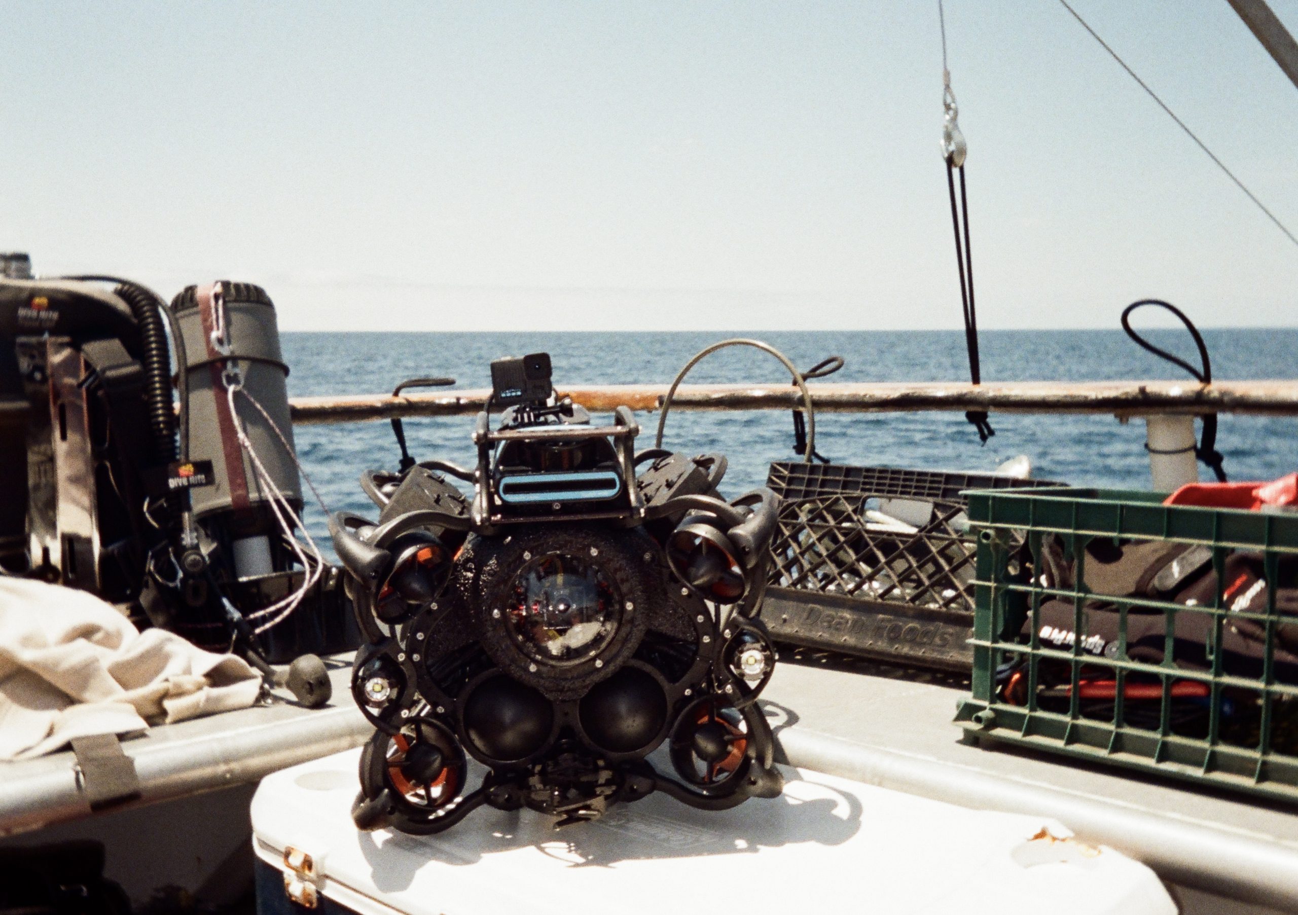 NZ Customs ROV - Oceanbotics SRV-8 underwater vehicle for port security