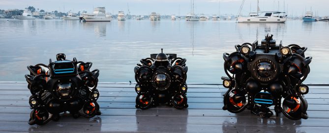From left to right: SRV-8C, SRV-8, and SRV-8X.